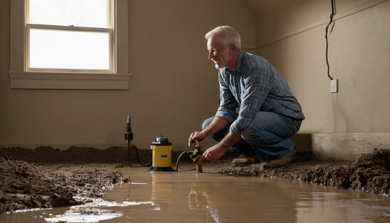 A local termite provider shows a homeowner mud tubes on a basement foundation wall in Joliet